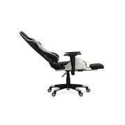 Scaun de birou off 307, gaming, spatar rabatabil, cotiere reglabile, mecanism de balans, 110 kg drm10110