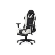 Scaun de birou off 307, gaming, spatar rabatabil, cotiere reglabile, mecanism de balans, 110 kg drm10110