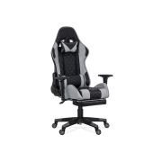 Scaun de birou off 307, gaming, spatar rabatabil, cotiere reglabile, mecanism de balans, 110 kg drm10110