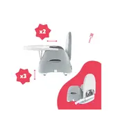 Badabulle - booster compact home&go din materiale reciclabile bbbb009015