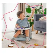 Badabulle - booster compact home&go din materiale reciclabile bbbb009015