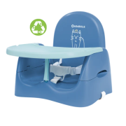 Badabulle- booster pliabil nomad albastru cu pisicuta bbbb009014