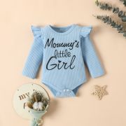 Compleu pentru fetite cu body bleu - mommy's little girl (marime disponibila: 3-6 luni (marimea 18 incaltaminte)) li202303149-de.3-6 luni (marimea 18 incaltaminte)