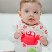 Set 7 animalute de baie, Fara gauri, Cu gentuta pentru transport, Fara BPA, Floating Sea Friends, Playgro, New Blue BYN1147974