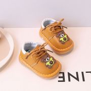 Pantofiori maro pentru baietei - Ursulet LIJY2305-3-p31