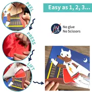 Arta cu folii de transfer - supereroi