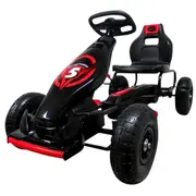 Kart cu pedale gokart, 4-10 ani, roti gonflabile, g8 r-sport - rosu edeedig18rosu