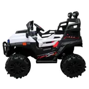 Masinuta electrica cu telecomanda si functie de balansare buggy x8n, varsta 1-5 ani, putere 70w, roti plastic, r-sport - alb edeedi999alb