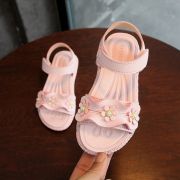 Sandale roz cu floricele - Antonia LIL-68-2-SI