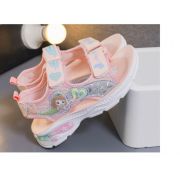 Sandale roz pudra pentru fetite - Angel LIMH004-1-SI