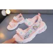 Sandale roz pudra pentru fetite - Angel LIMH004-1-SI