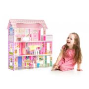 Casuta pentru papusi cu mobilier ecotoys w06a139 edeediw06a139