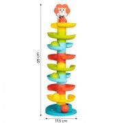 Jucarie interactiva pentru copii tip turn cu bile huanger he0292 edeedihe0292