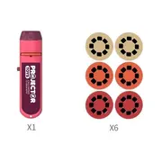 Lanterna proiector cu 6 diapozitive Koala Diary KD80201 BBJKD80201_Roz