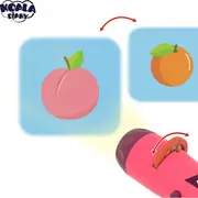 Lanterna proiector cu 6 diapozitive Koala Diary KD80201 BBJKD80201_Roz