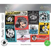 PUZZLE TREFL UFT 1000 DISNEY 100 POSTERELE RETRO VIV10761