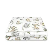 Qmini - Lenjerie junior cu 2 piese, Din bumbac certificat Oeko Tex Standard 100, 140 x 200 cm, Safari BYN6426972019620