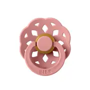Bibs - suzeta boheme latex, tetina rotunda, 0 luni +-dusty pink bbb210311c