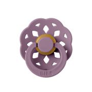 Bibs - suzeta boheme latex, tetina rotunda, 0 luni +-mauve bbb210300c