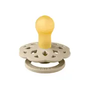 Bibs - suzeta boheme latex, tetina rotunda, 0 luni +-vanilla bbb210245c