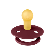 Bibs - suzeta colour latex, tetina rotunda, 0 luni +-elderberry bbb100281c