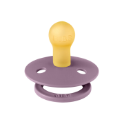Bibs - suzeta colour latex, tetina rotunda, 0 luni +-mauve bbb100300c