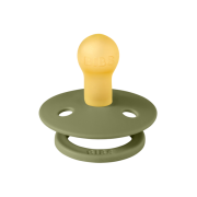 Bibs - suzeta colour latex, tetina rotunda, 0 luni +-olive bbb100275c