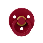 Bibs - suzeta colour latex, tetina rotunda, 0 luni +-ruby bbb100263c