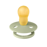 Bibs - suzeta colour latex, tetina rotunda, 18 luni+-sage bbb300250c