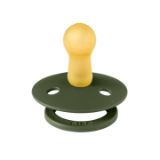 Bibs - suzeta colour latex, tetina rotunda, 6 luni +-hunter green bbb200218c