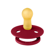 Bibs - suzeta colour latex, tetina rotunda, 6 luni +-ruby bbb200263c