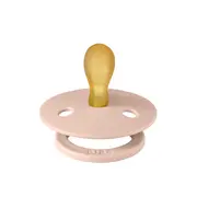 Bibs - suzeta colour latex, tetina simetrica, 0 luni +-blush bbb121244c