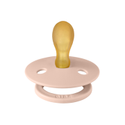 Bibs - suzeta colour latex, tetina simetrica, 6 luni +-blush bbb221244c