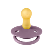 Bibs - suzeta de lux latex, tetina rotunda, 6 luni +-mauve bbb1210300c