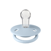 Bibs - suzeta de lux silicon, tetina rotunda, marime universala (0-3 ani)-baby blue bbb1010231c