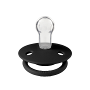 Bibs - suzeta de lux silicon, tetina rotunda, marime universala (0-3 ani)-black bbb1010210c