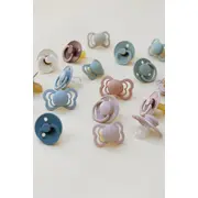 Bibs - suzeta de lux silicon, tetina rotunda, marime universala (0-3 ani)-blossom bbb1010277c