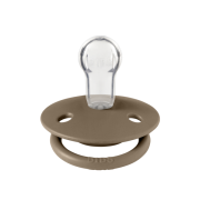 Bibs - suzeta de lux silicon, tetina rotunda, marime universala (0-3 ani)-dark oak bbb1010243c