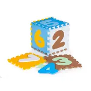 Salteluta de joaca din spuma eva, educativa, cu 25 de piese ecotoys 32511 - multicolor edeedi32511