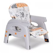 Scaun de masa 2 in 1 pentru copii ecotoys ha-033 - portocaliu edeediha-033orange