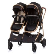 Carucior gemeni chipolino duo smart 2 in 1 ebony hubkbds02301eb