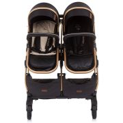 Carucior gemeni chipolino duo smart 3 in 1 ebony hubst-kbds02301eb