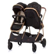 Carucior gemeni chipolino duo smart 3 in 1 ebony hubst-kbds02301eb