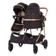Carucior gemeni chipolino duo smart 3 in 1 ebony hubst-kbds02301eb