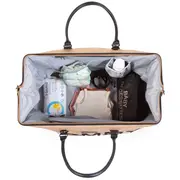 Geanta de infasat Childhome Mommy Bag Raffia ERFCH-CWMBBRA