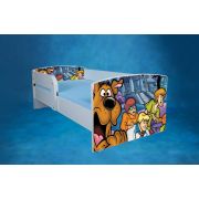 Pat Unisex Cu Scooby Doo Cu Saltea SafeNest 140x70 Inclusa, Varianta Fara Sertar Ptv1656