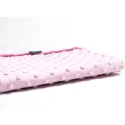 Paturica bebelusi Minky 75x100 Womar Zaffiro AN-MK-01 BBJAN-MK-01_Roz/Gri Deschis