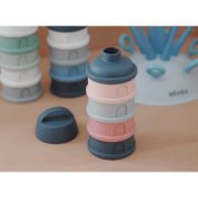 Recipient lapte praf 4 compartimente Beaba Mineral Grey/Pink ERFB911713