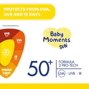 Spray protectie solara Chicco Baby Moments SPF 50+, 150 ml, 0 luni+ CHC11260-9