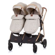 Carucior gemeni chipolino duo smart 3 in 1 sand hubst-kbds02303sa